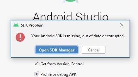 How to fix Android Studio SDK missing in Windows 10 64bit