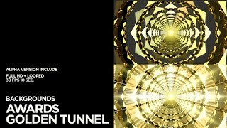 Golden Awards Tunnel | Motion Graphics - Videohive template