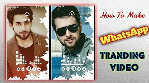 How To Make Trending #Status Whatsapp #FullScreen In KineMaster || Tutorial on Android