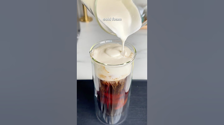 how to make perfect cold foam