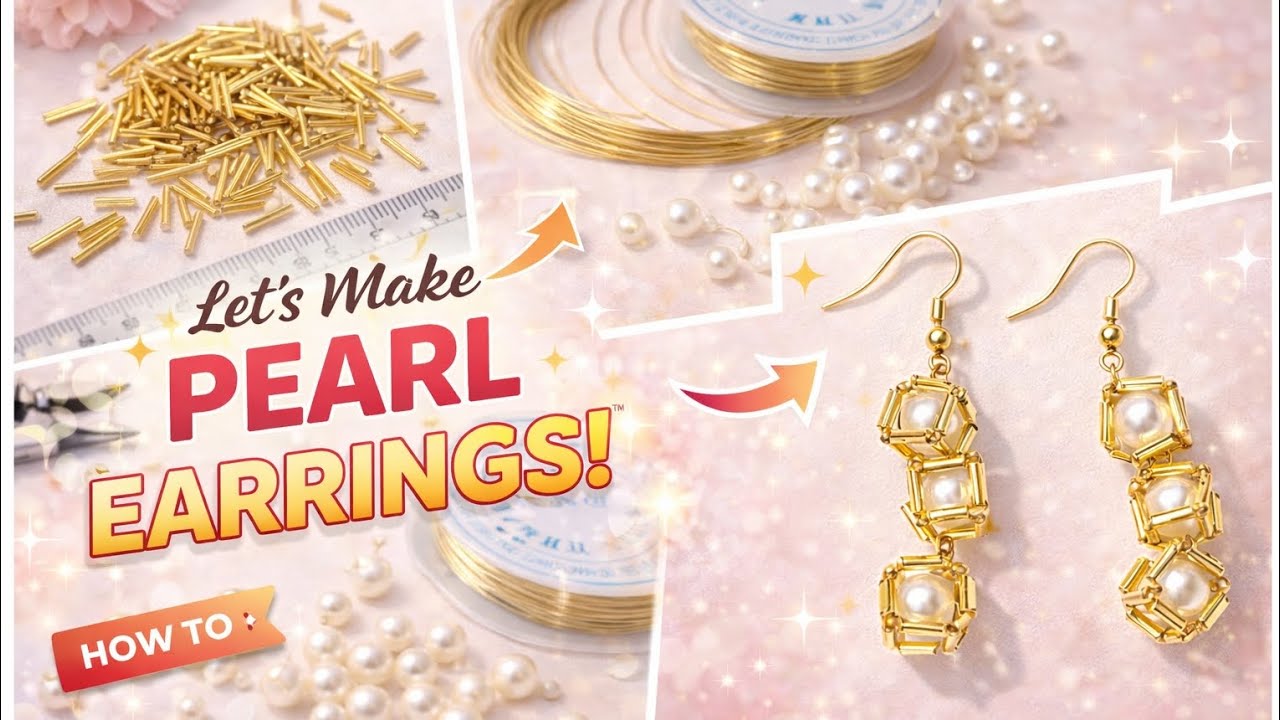 Try to make diy earing|| Easy earing tutorial