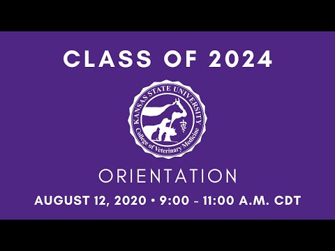 K-State Vet Med Class of 2024 Orientation