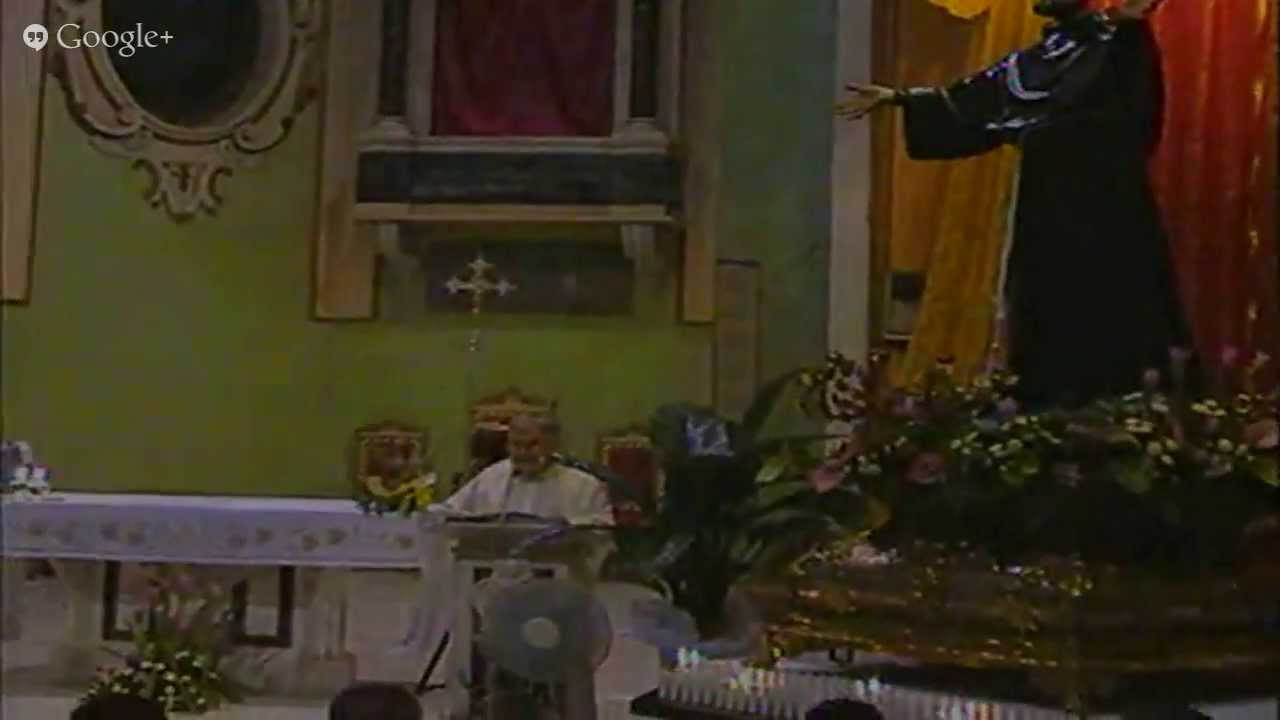 Novena Di San Giuseppe Da Copertino Novena San Giuseppe da Copertino - Prima Sera - 08-09-2013 - YouTube