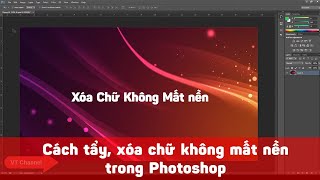 Cách xóa chữ (text) không mất nền trong Photoshop CS6 screenshot 3