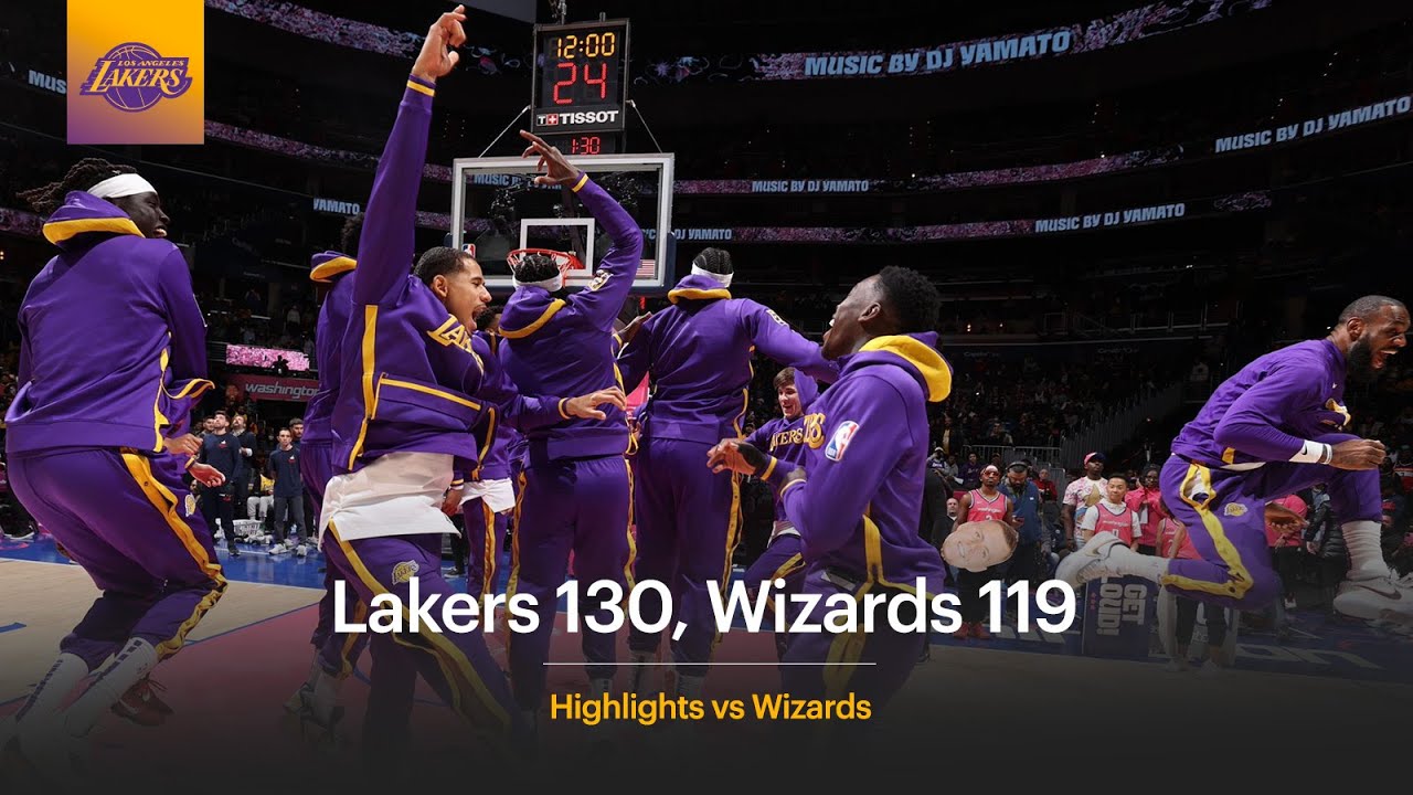 Anthony Davis Scores 55 Points, Leads Lakers Over Wizards 130-119 – NBC Los  Angeles