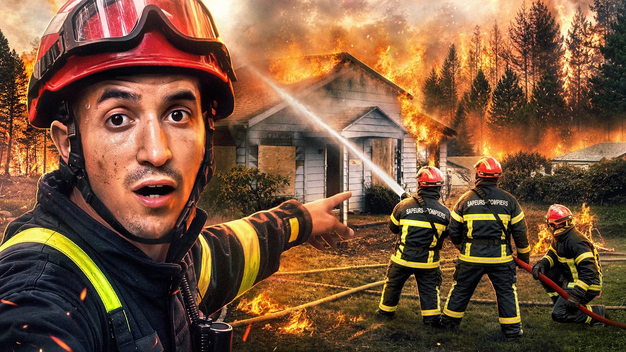 24H AVEC LES POMPIERS SUR LE PLUS GRAND INCENDIE DE FRANCE !!