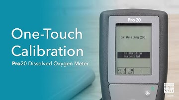 How to Calibrate the YSI Pro20 Dissolved Oxygen Meter