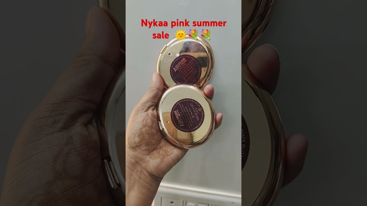 nykaa pink summer sale 🌞💐 # charlotte tilbury fair /pale and 2 medium /moyen  2025