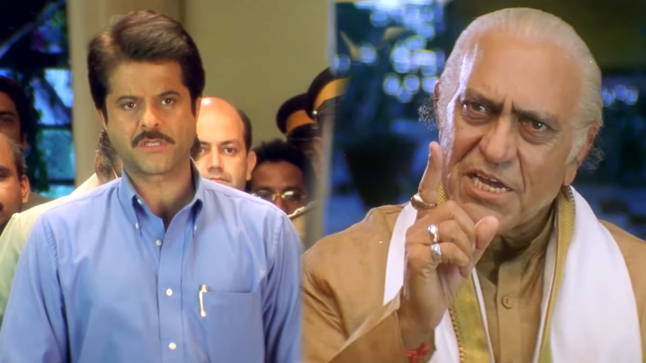 सब के सब चोर है साले | Anil Kapoor, Paresh Rawal & Amrish Puri | Nayak Scene