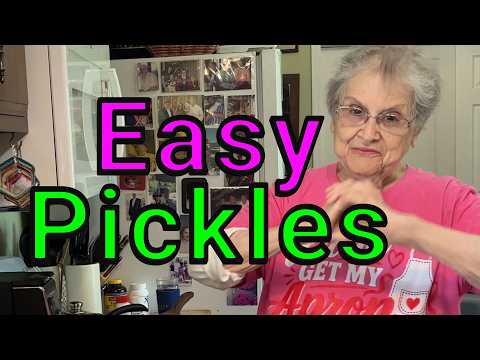 I’m 92 & This Homemade Pickling Recipe Is AMAZING! Easy & Quick Refrigerator Pickles! Frugal Living