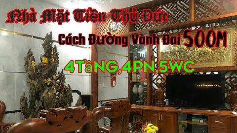 Bán Nhà Mặt Tiền Tam Bình Tp Thủ Đức DT:126,5m2 DTS:281,6m2 nở hậu 7m call:0936344113