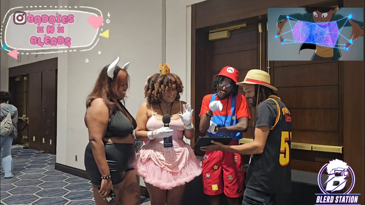 Atlantic ComicCon - NerdsoLo meets Baddies-n-Blerds and shows them Blerd Station 