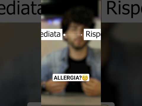 ALLERGIA? 😵‍💫#shorts #science