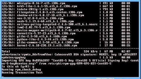 Actualización de linux CentOS