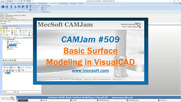 Surface Modeling in VisualCAD