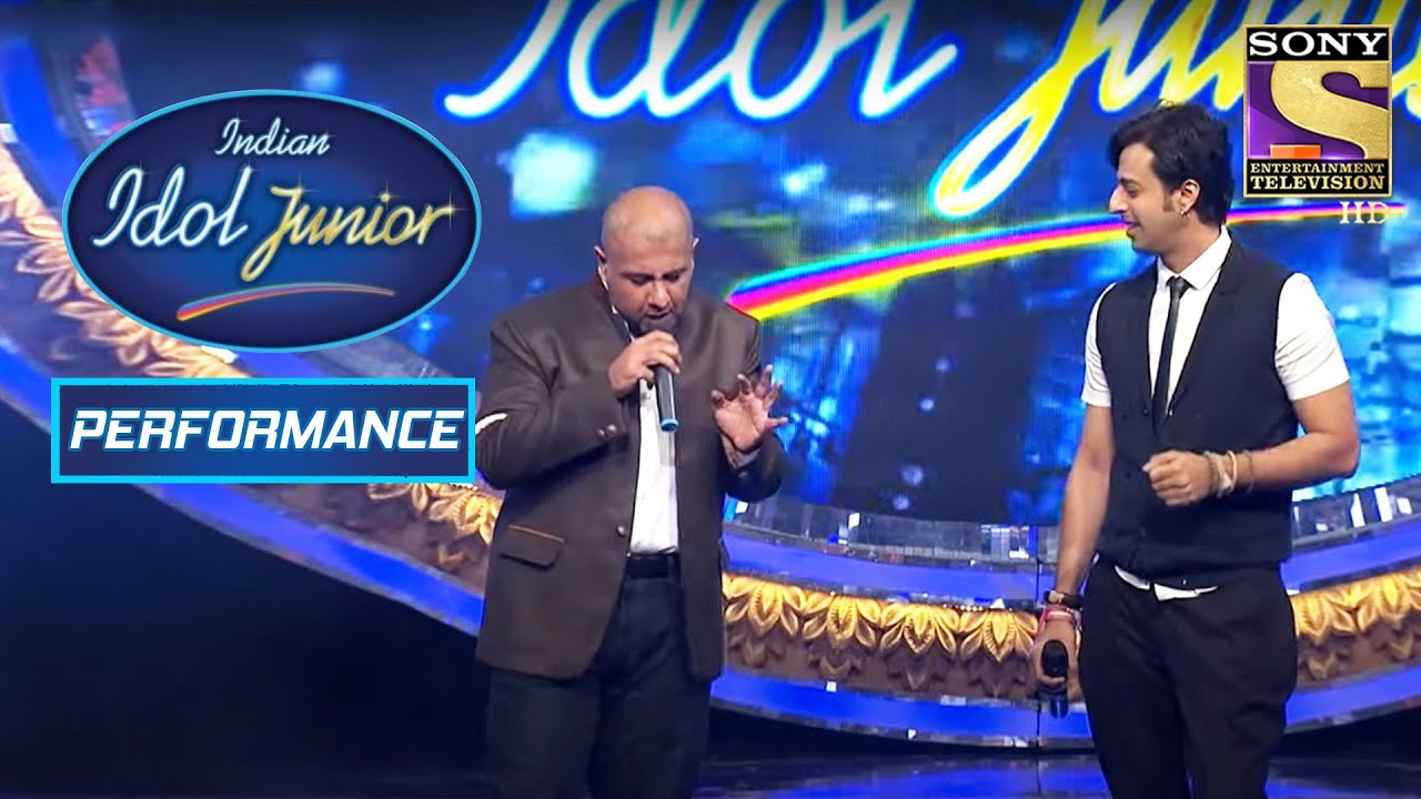 Vishal And Salims Chartbuster Performance On Kurbaan Hua  Indian Idol Junior