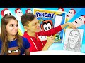 Веселый Челлендж на рисование! Угадай рисунок от карандаша Pen silly! Видео про игры в рисование