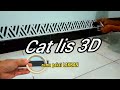 TERBARU !!! CAT LIS 3D TERKEREN &amp; MUDAH CUMA PAKAI LAKBAN KERTAS