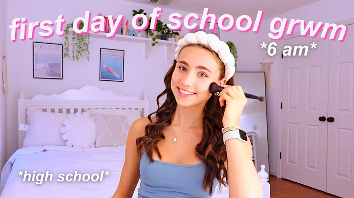 get ready with me for the first day of school *grwm* *vlog*