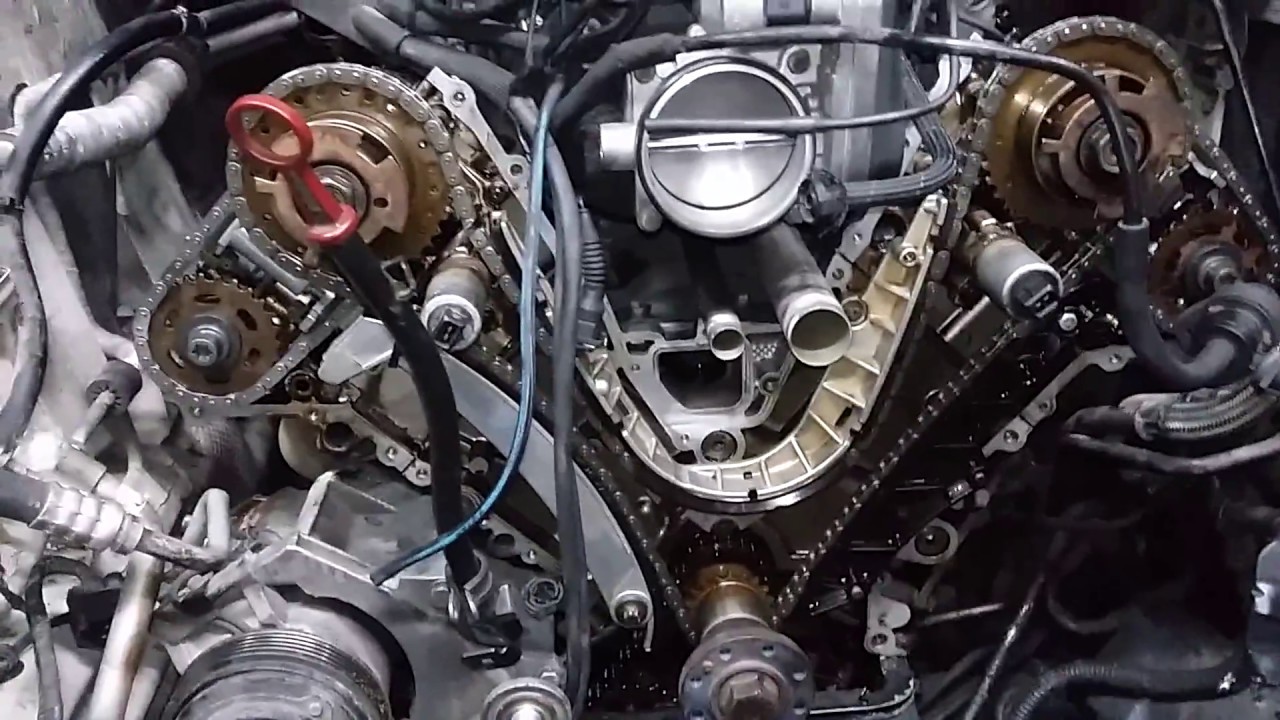 BMW X5 V8 4.4 wymiana łańcucha rozrządu YouTube