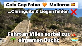 Cala Cap Falco 🧡 total schöne Bucht 🏖️ Mallorca im Südwesten 🇪🇸 traurig kein Chiringuito 🥲 Seegras ?