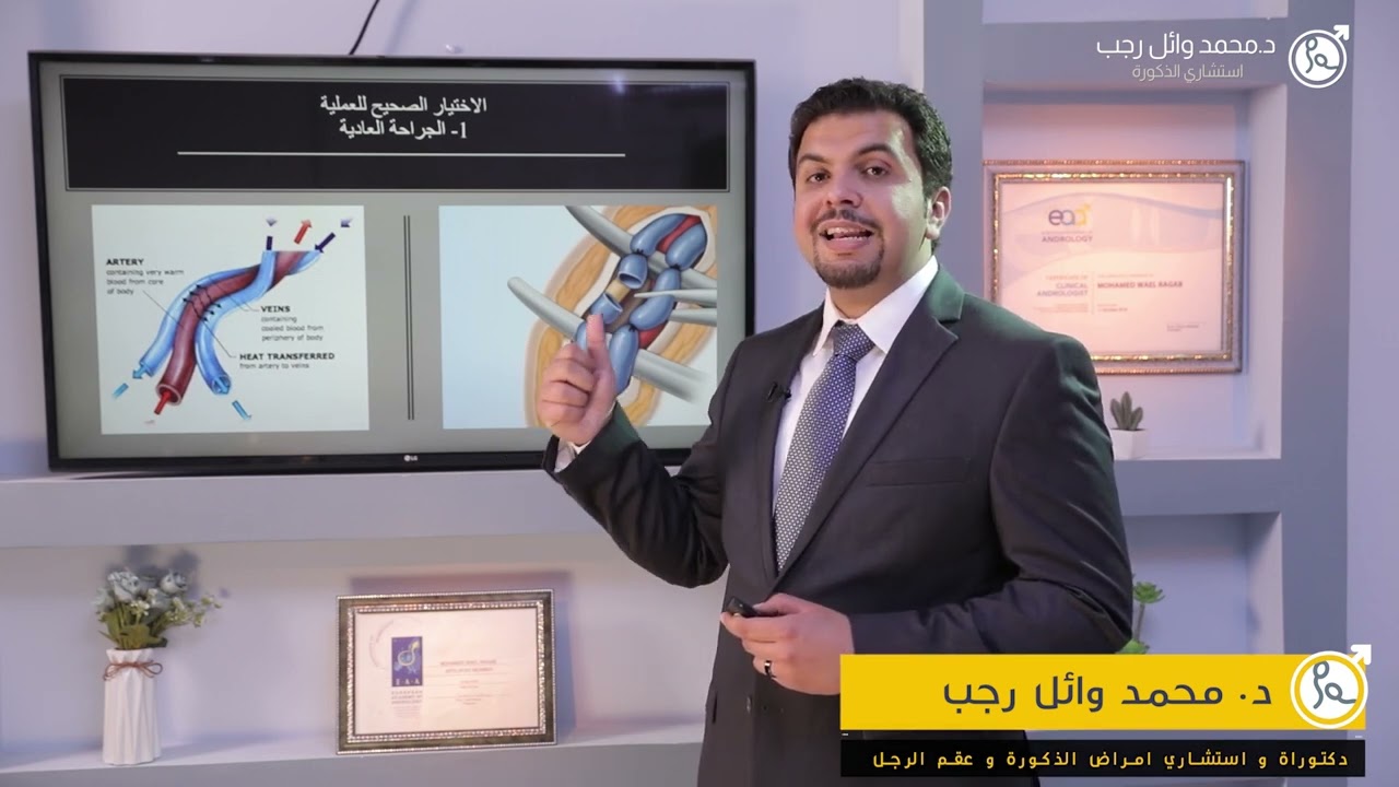 تأثير الدوالي علي تاخر الأنجاب - دكتور محمد وائل رجب