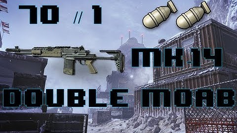 MW3 : DOUBLE MOAB : 70-1 // MK14 // 9min41