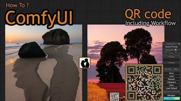 Comfy-UI  QR code  workflow #comfyui #stablediffusion #qrcode
