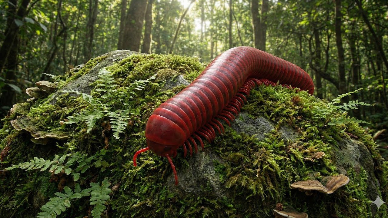 Unearthing the Enigma: The red millipedes  subterranean warld