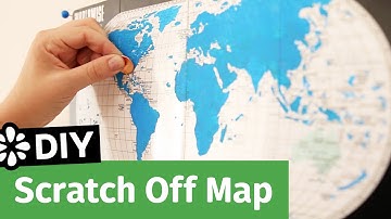 DIY Scratch Off Map | Sea Lemon