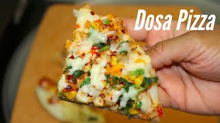 Dosa chicken pizza/ pizza recipe/no oven pizza/Homemade Pizza Sauce