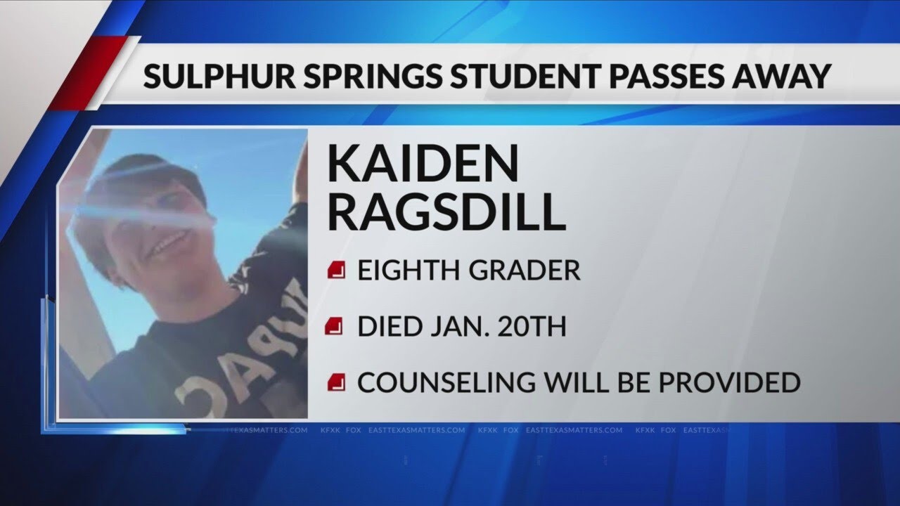Sulphur Springs ISD mourns loss of middle school student - YouTube