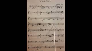 8 Rustic Dance piano accompaniment at rehearsal speed