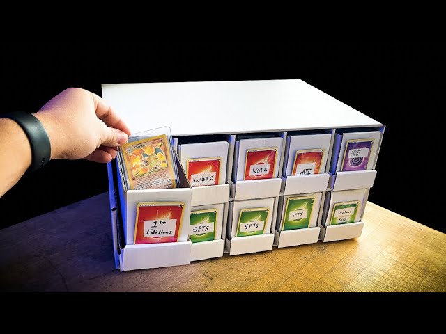 The BEST way to store bulk Pokemon Cards! | ASMR (No Talking) - YouTube