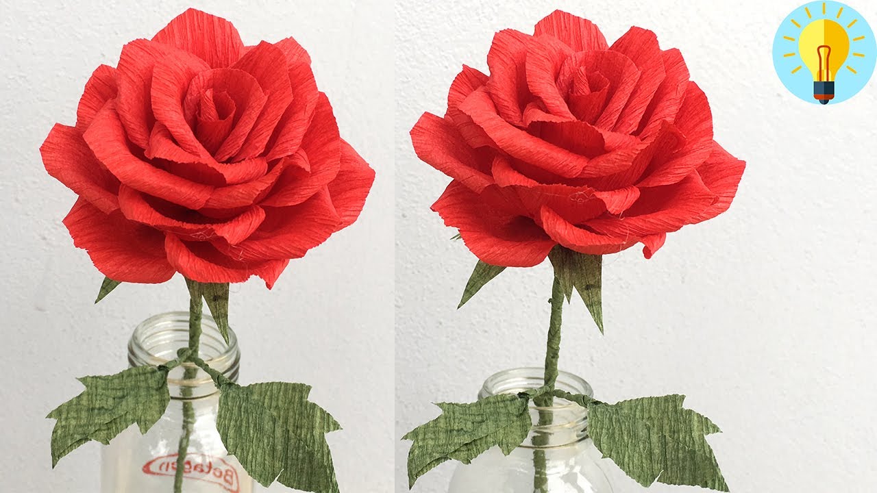 Basteln mit Papier: Rosen basteln | Origami Bastelideen | DIY Geschenke