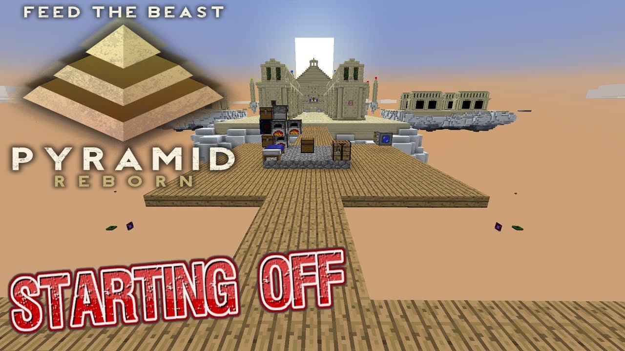 FTB Pyramid Reborn Minecraft 1.12.2 Lets Play Starting Off (1)