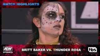 Tensions Rise Between Dr. Britt Baker, D.M.D. and Thunder Rosa
