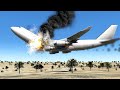 🔴LIVE Boeing 747 Aircraft Ditches Near Airport | Pilot Emergency | X-PLANE 11