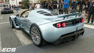 Supercars Arriving at Exotics On Broadway - CCGT1, 3x Venom GT, Sadair's Spear, LBWK Aventador
