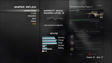 Mw3 sniper set up class