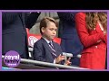 Prince George Matches Dad's Suit For First England Game at Wembley