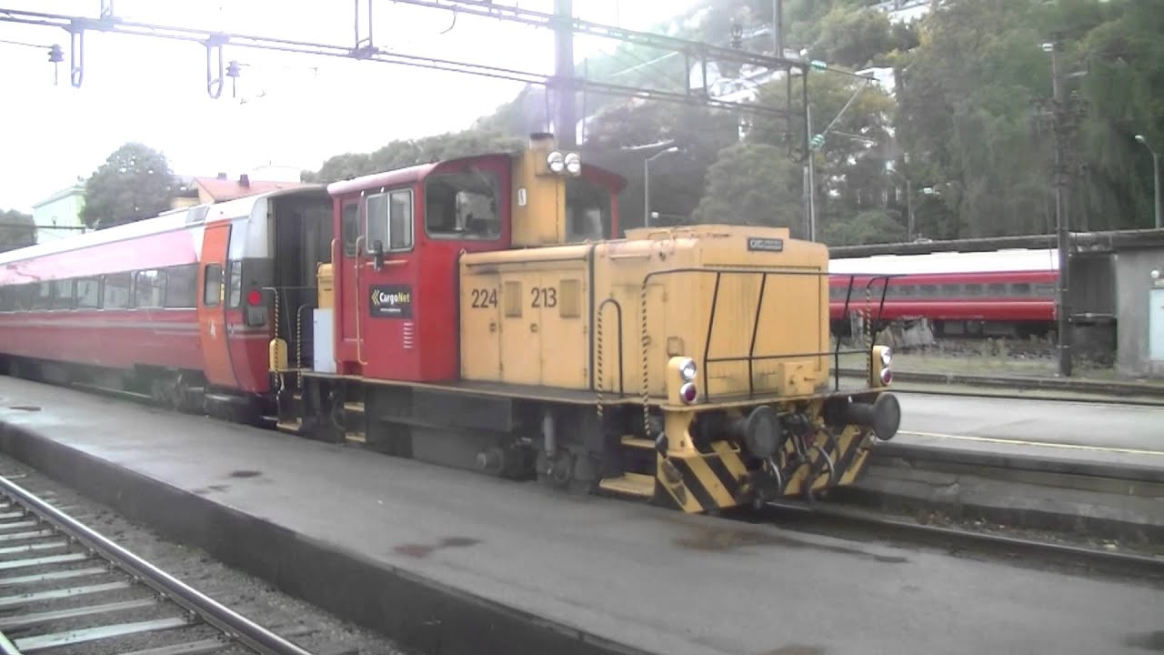 Klargjøring av tog 64 i Bergen