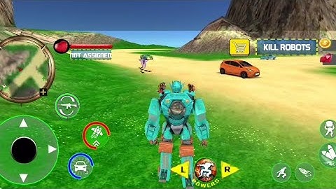 Excavator Robot Car Game-Android Gameplay
