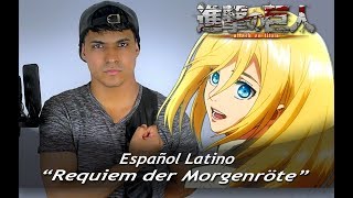 Video thumbnail of "Shingeki no Kyojin "Requiem der Morgenröte" ED (Español Latino) | Omar Cabán"