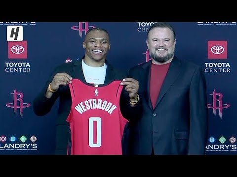 Russell Westbrook Full Introduction - Houston Rockets Press Conference | July 26, 2019