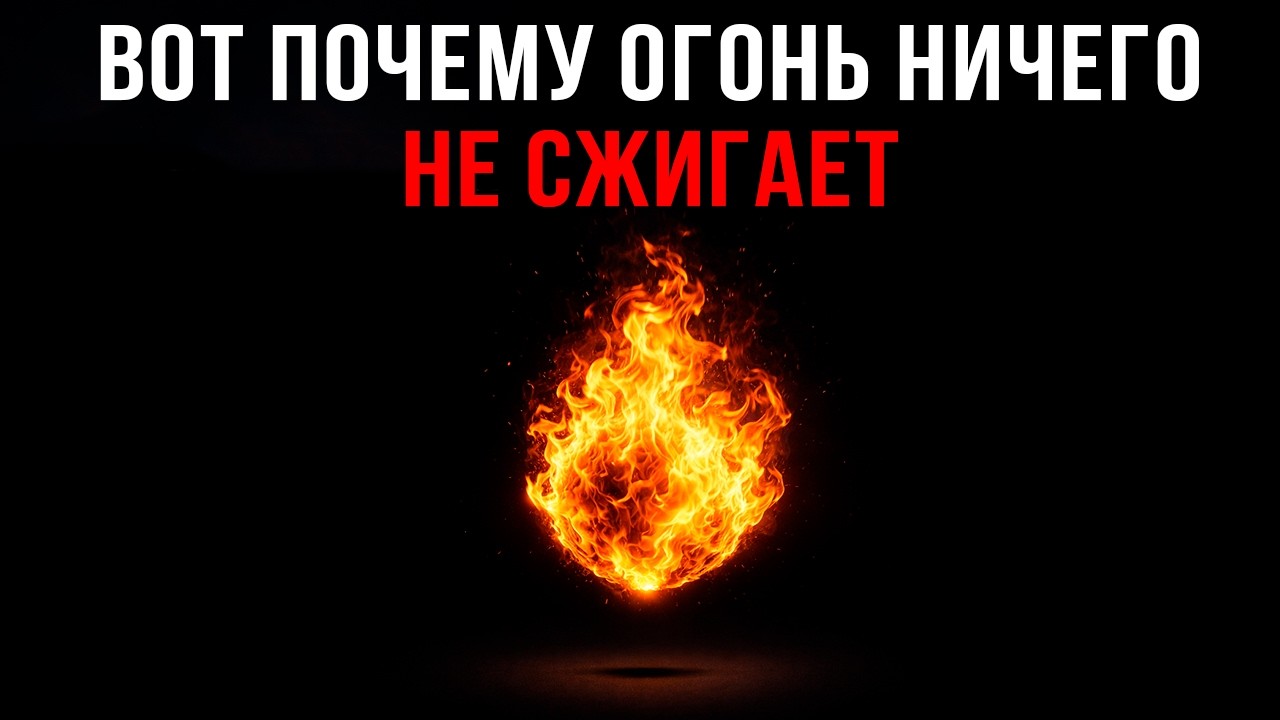 Почему горит огонь ? | Что такое огонь на САМОМ ДЕЛЕ 💤Лекция для сна💤 СОН ЗА 5 МИНУТ