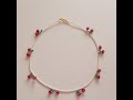 DIY-TAKI TASARIM KİRAZ KOLYE YAPIMI/JEWELRY DESIGN CHERRY NECKLACE