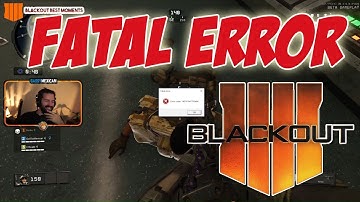 BLACKOUT GAMEPLAY KILL WITH FATAL ERROR LOL FAIL WTF CALL OF DUTY