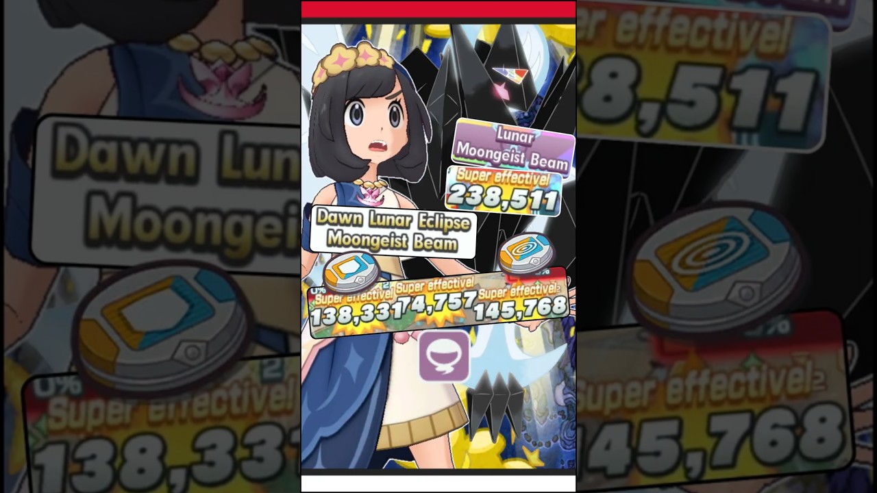 The Lunarian Beast | 1/5 Selene (Champion) & Dawn Wing Necrozma - Pokémon Masters EX