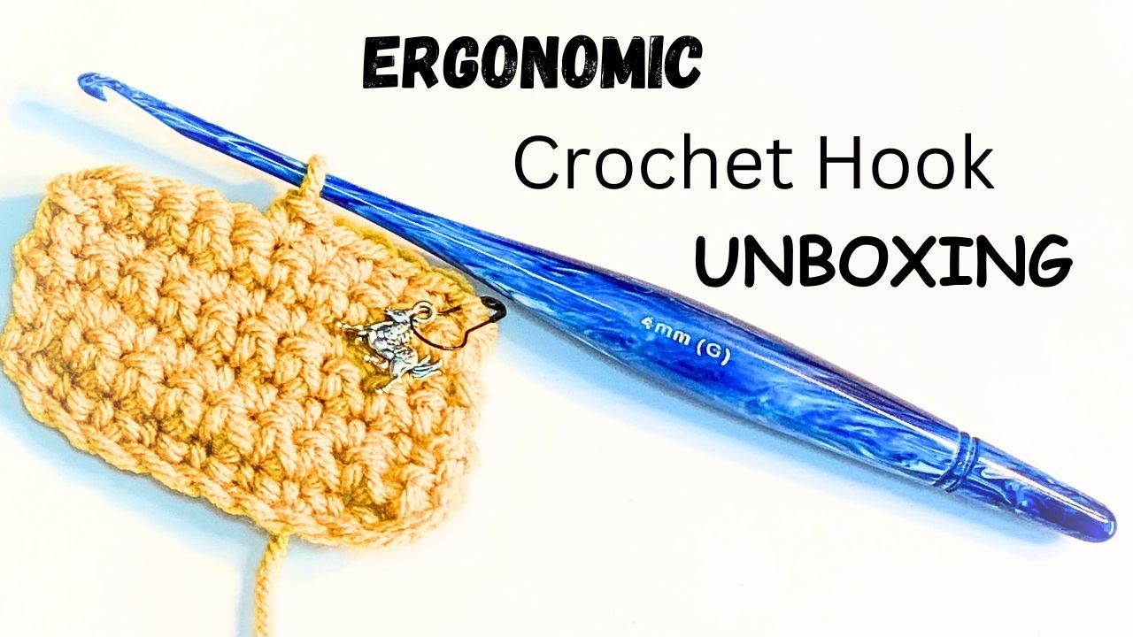 Unboxing Ommi Hook. Should you buy ergonomic crochet hook? 